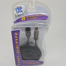 Hip Gear Nintendo Gamecube - 8ft Controller Extension Cable- Factory Sealed 