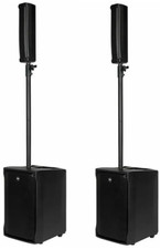 2x RCF EVOX J8 Active 2Way Portable Array System DJ Speaker 1400W Amplified