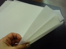 2 Flexible 18x18x1/30, 0.03 Translucent HDPE Plastic DIY Stencil Pattern Sheets