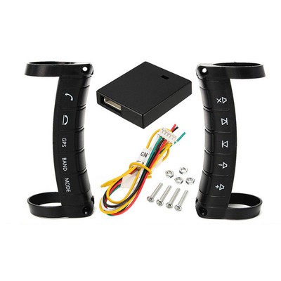 Remote Control Steering Wheel Multifunction Key Battery Operated for Car Vehicle