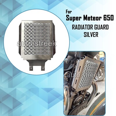 Passend Für Royal Enfield Super Meteor 650 S S Kühlergrill, Silber