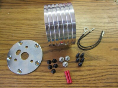 2'' Polished Adapter Spacer Extension Grant APC Steering Wheel 3 to 5 Holes Hub