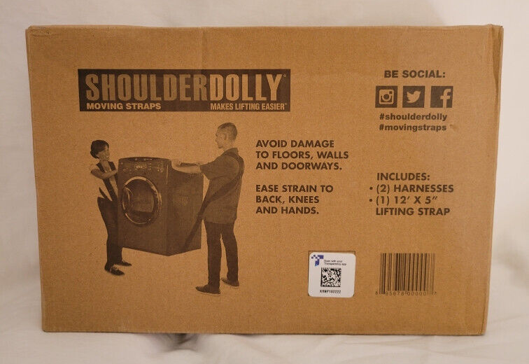 Genuine Shoulder Dolly 2 Person Lifting Straps Moving Furniture System  **NIB**