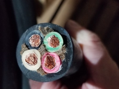 キャロル Carol 81644 4/4C Super Vu-Tron Type W 2000V Heavy Duty Power Cord