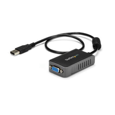 StarTech 3IN USB Stecker zu VGA Buchse Adapter - Grau