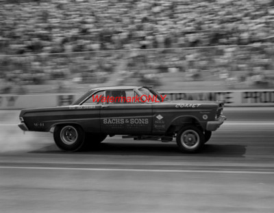 ''Jack Chrisman''  1965 ''Sachs & Sons'' Mercury Comet NITRO Funny Car PHOTO! #(2b)