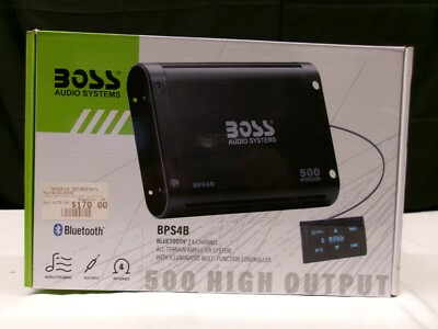 BOSS 500W ALL-TERRAIN AMPLIFIER SYSTEM WITH ILLUMINATED MULTI