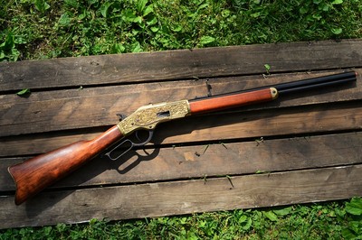 ペルページ Golden engraved rifles winchester 1873 (1253/l) - Global Replicas