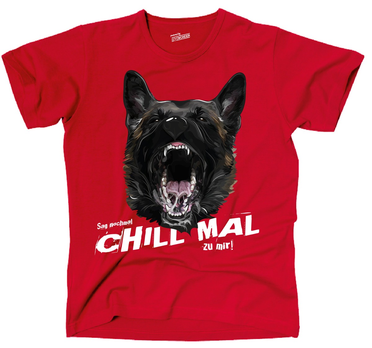 TWILDA T-Shirt Hunde CHILL MAL Malinois Mali Schäferhund Wilsigns