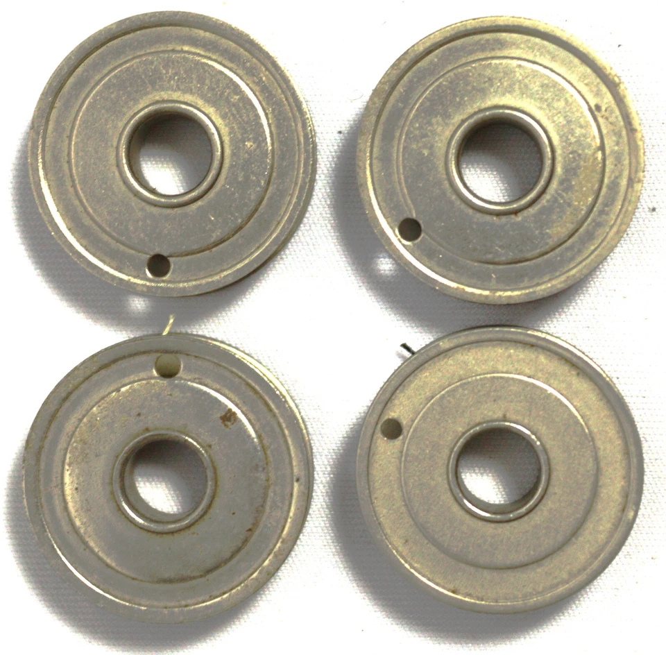 Máquina de costura rotativa branca bobinas vintage conjunto original de 4 Kenmore doméstica - Imagem 3 de 4