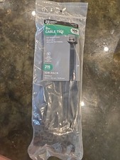 8 Inch Black Cable Ties 100 Pack