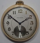 ANTIQUE 1936 WALTHAM POCKET WATCH GRADE 1217 12S 17J w/ STAR 10K RGP CASE