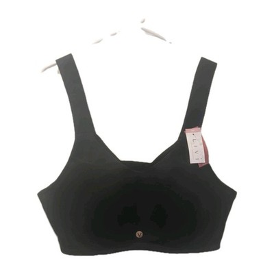 New LIVI Active Sports Bra Max Support Underwire Black Size 44C Athletic Comfy
