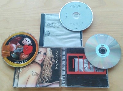 Bulk Lot Of 3 CD Bundle: Def Leppard, Shakira & Dido, Broken Cases, Tested