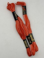 DMC Discontinued Variegated 6 strand Floss- Lot of 3 Skeins-DMC Color 106