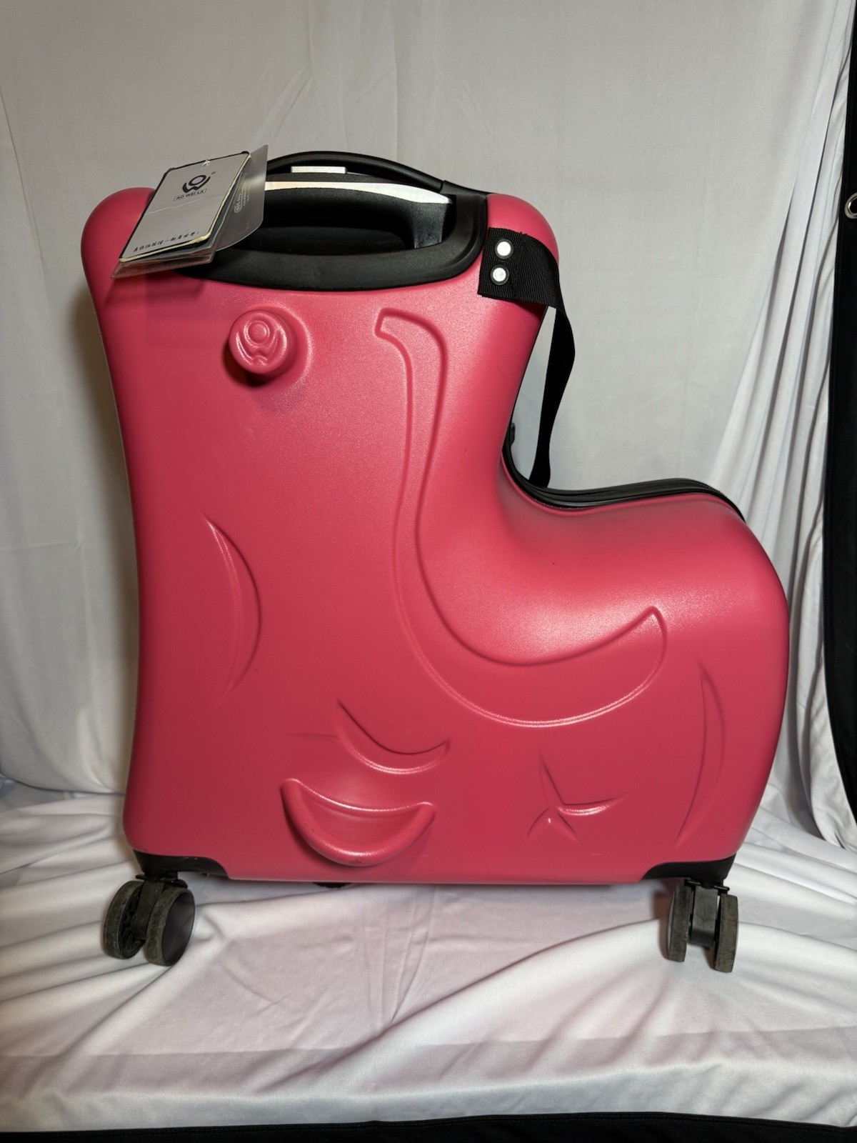 With Wheels Suitcase 20&rdquo; New Pink