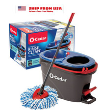 O-Cedar RinseClean Spin Mop With 2-Tank Syste...