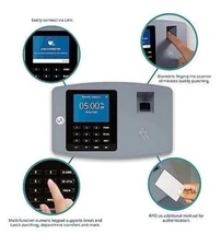 UAttend BN6000 Biometric Time Clock System W/ Cloud Employee Timecards