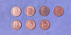 Lot of 7 Franklin half dollars in circulated condition date ranges 1953-1962