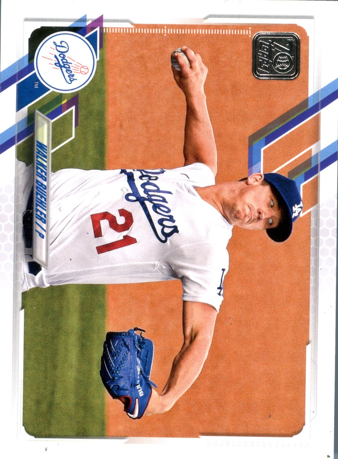 2021 Topps Series 2 Walker Buehler #466 Los Angeles Dodgers MLB Baseball Card...