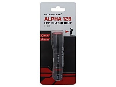 ALPHA 125 Taschenlampe: LED IPX4 40lm,125lm 10h FALCON EYE  L: 119mm MACTRONIC