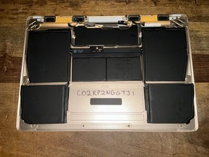 Apple MacBook 12" A1534 (2017) Bottom Case Base Cover & Akku Roségold