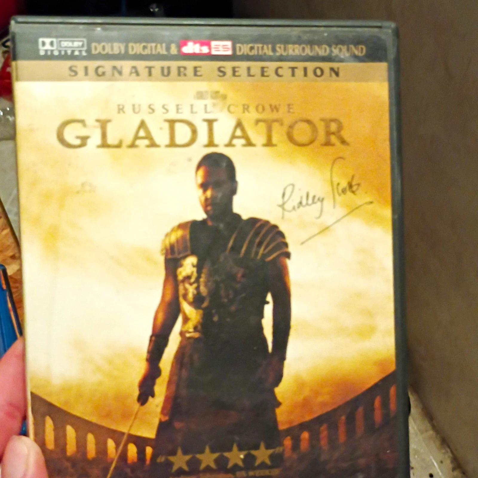 DreamWorks Gladiator DVD 2-Disc Commentary/Deleted Scenes R 2000 155m