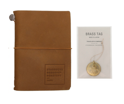Starbucks Reserve Roastery Tokyo Traveler's Notebook Camel & Brass