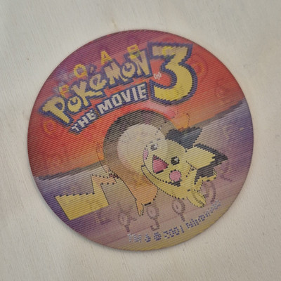 Pokémon 3: The Movie Collectible Lenticular Disc Pikachu Pichu Unown 2001