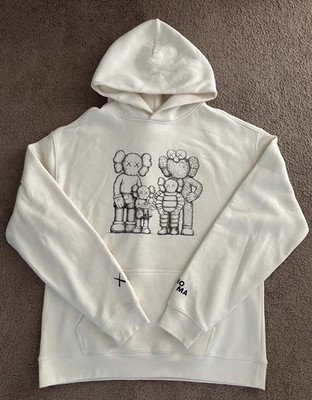 New SFMOMA Kaws Family Hoodie Sweater Men's size Large, Limited