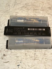 Lot Of 3 New OSG Exopipe 1735305 Pipe Taps 1/4"-18 NPT Taper 4 Flutes