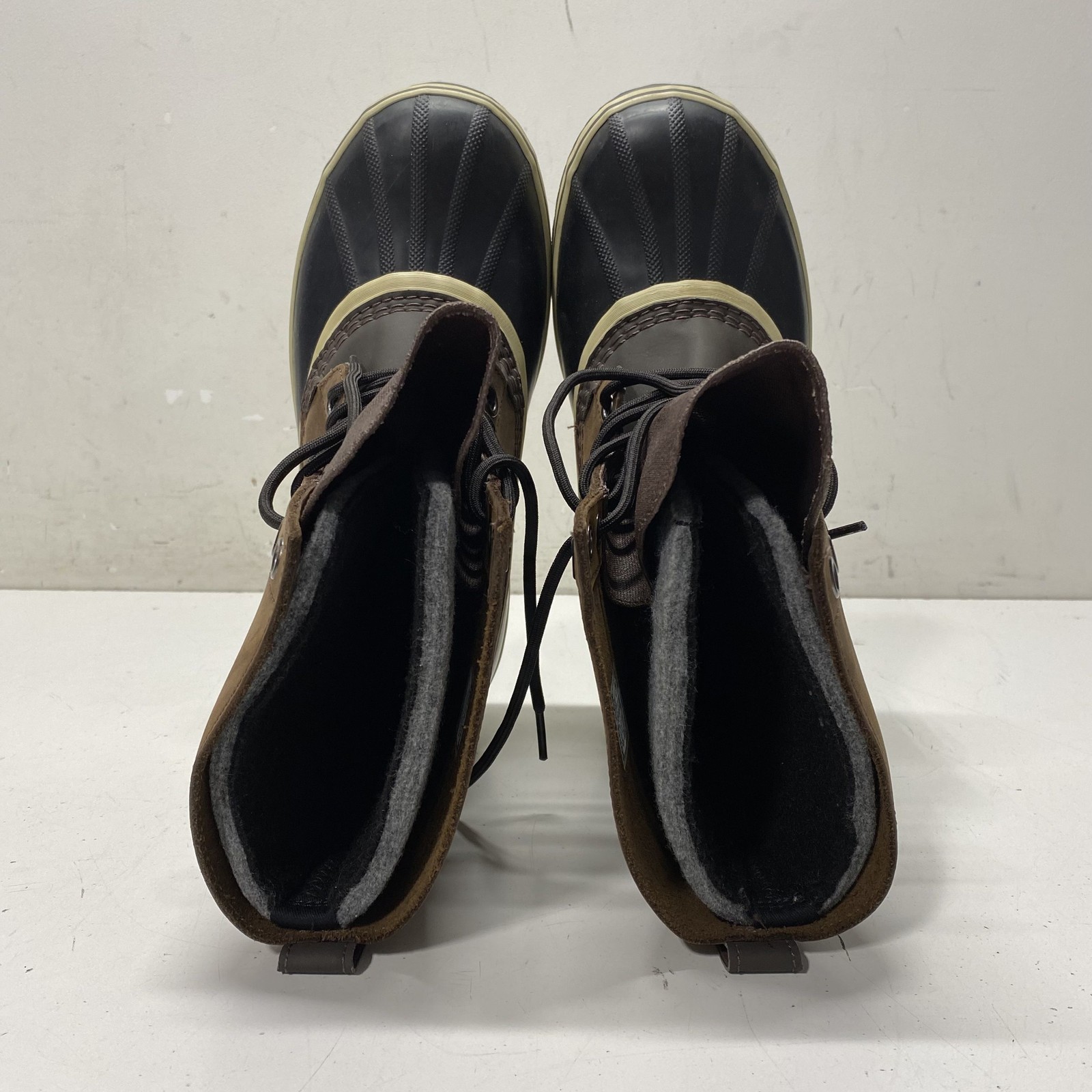 Sorel Brown/black Solid Winter Boot Boot Men Size… - image 5