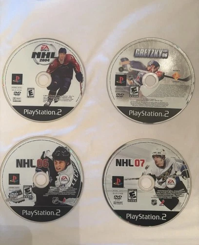 PS2 Ice Hockey Bundle (NHL 04-06, Wayne Gretzky)