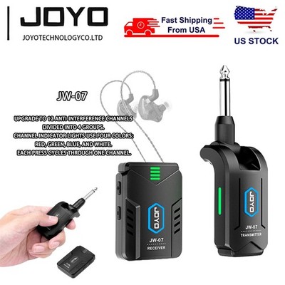 JOYO Wireless in Ear Monitor System 2.4G Auto Pairing Stereo Transmitter Receive