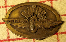 1975 Indianapolis Motor Speedway Historical Site Commemorative Belt Buckle