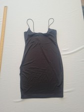 Ladies Dress PrettyLittleThing Size 8 Spaghetti Straps Sleeveless Black 30568