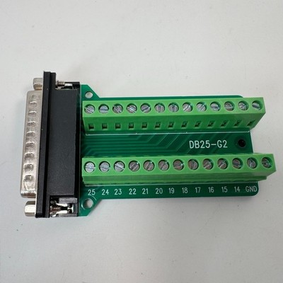 DB25 Breakout Connector 25-pin Male D-SUB PCB Board