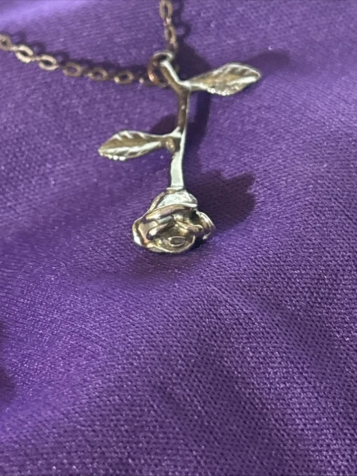 Collar Colgante Depeche Mode Violator Chapado en Plata Rosa Foto 4 de 4