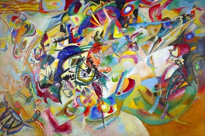 Composition VII Wassily Kandinsky 1913 Abstract Painting Poster Art Print