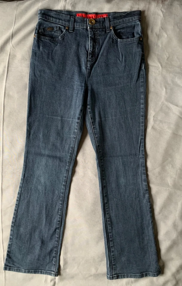 Ladies Jeans Dark Blue Per Una Roma Stretch Size 10R - Image 3 of 4