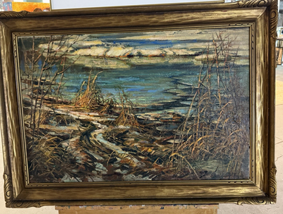 #ad Wayne Beam Morrell Oil Painting on Canvas Nature Art 24x36” $3950.00