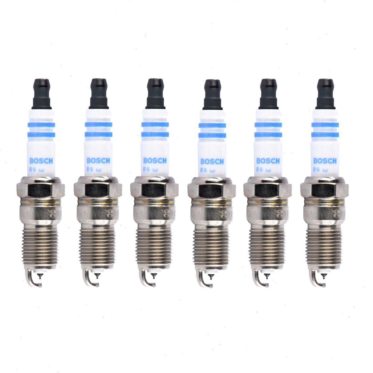6 pc Bosch Double Iridium Spark Plugs for 2005-2006 Buick Terraza 3.5L V6 vf