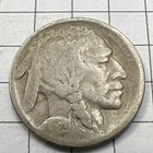 1923  S Buffalo Nickel - Free Shipping - Faded Date