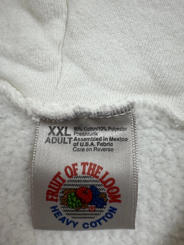 Дракон толстовка с капюшоном мужской 2XL белый пуловер толстовка графический рукав логотип карман - Изображение 2 из 4