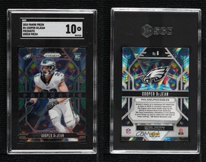 2024 Panini Prizm Prizmatic Green Prizm Cooper DeJean #6 SGC 10 GEM Rookie RC