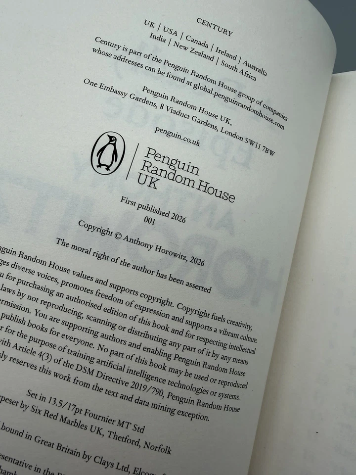 SIGNED - A Deadly Episode By Anthony Horowitz New 1st Edition Hardback - Image 3 of 4
