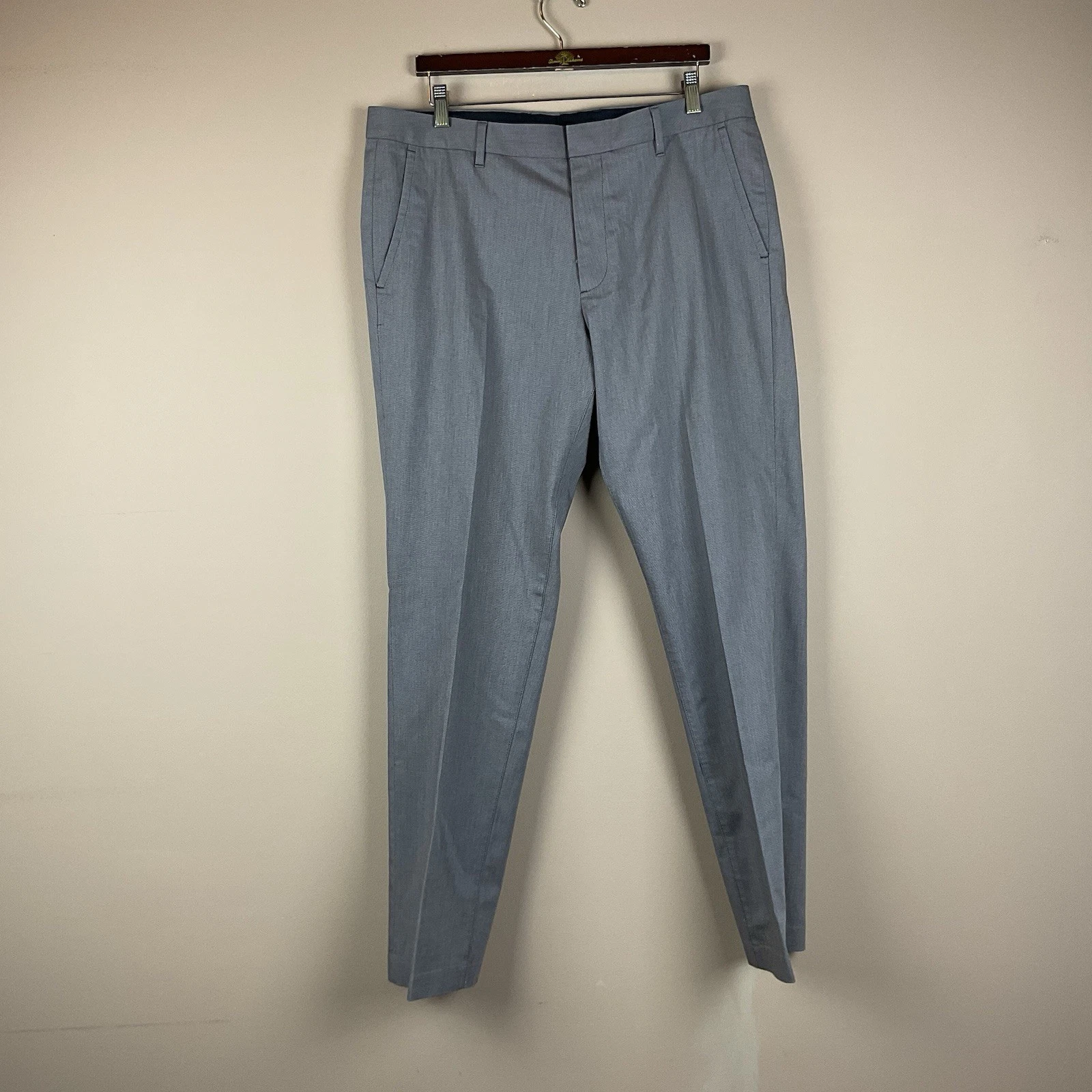 Bonobos Straight Chino Pants Men’s 36 X 32 Gray Thursday Cotton Spandex