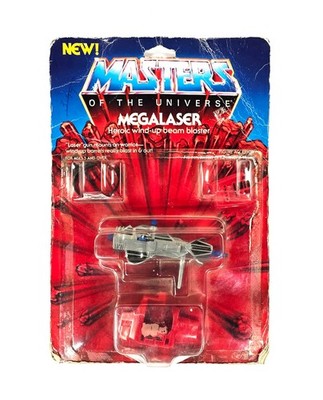 Mattel Masters of the Universe Megalaser: Heroic Wind-Up Beam Blaster, 1985.