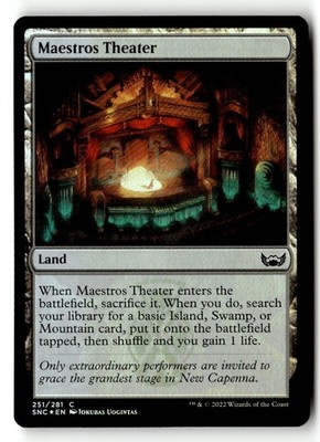 Maestros Theater 251 Common Streets of New Capenna Magic: The Gathering Foil