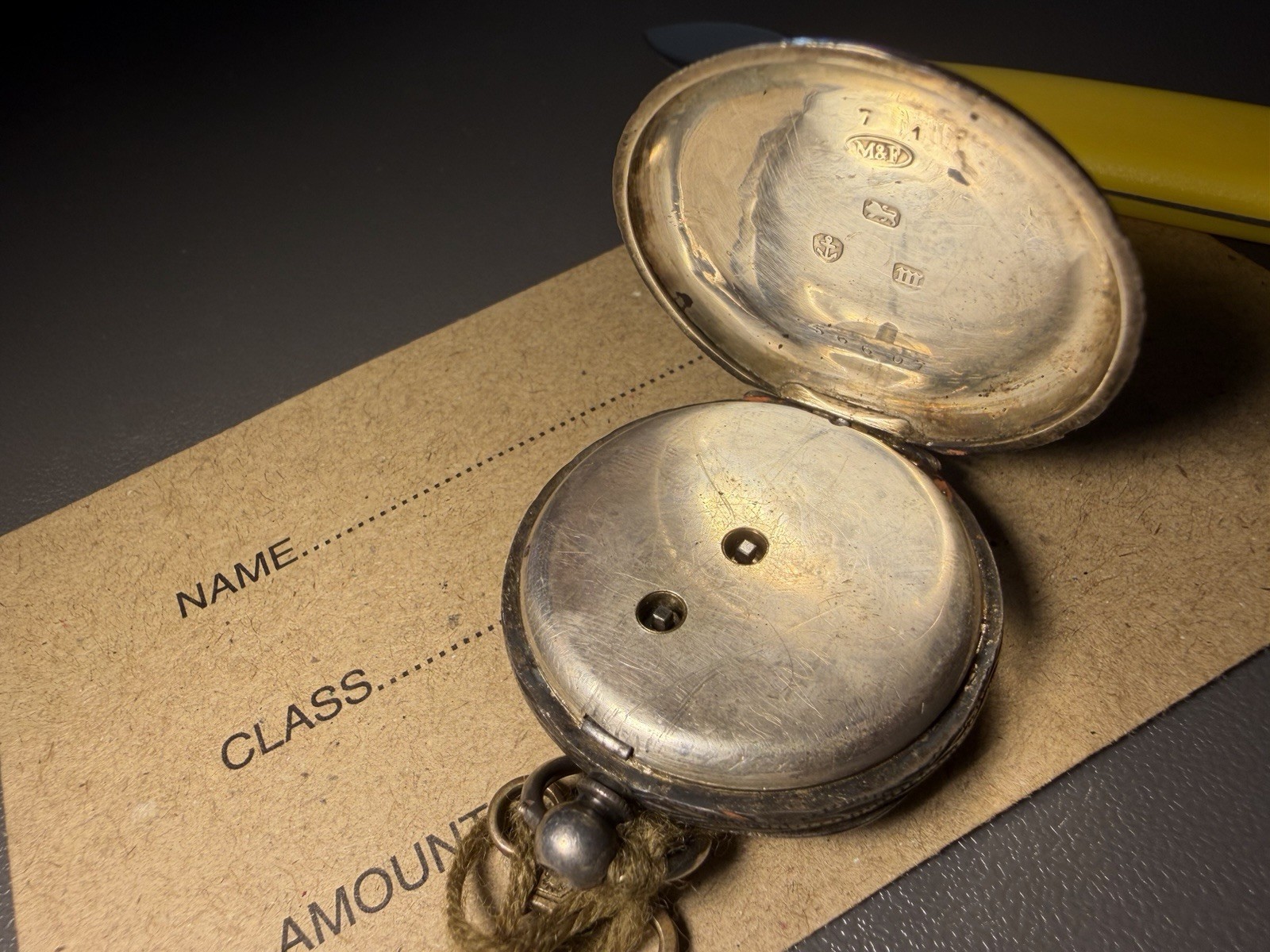 1896 Mappin & Webb Solid Silver Full Hunter Pocke… - image 5